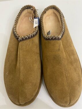 BearPaw Men’s Suede Slip-On Loafers - Brown
